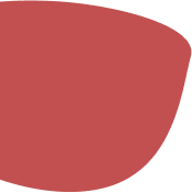 Rote dekorative Form