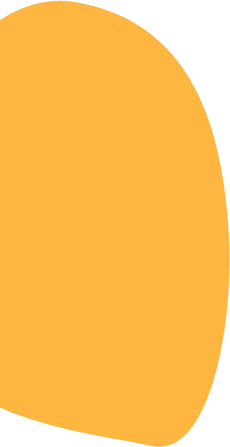 Gelbe dekorative Form